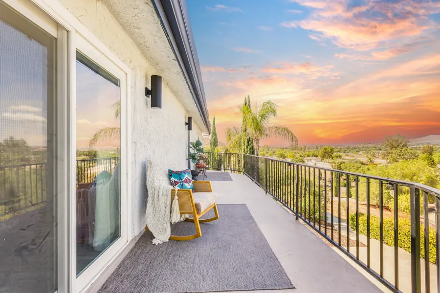 Deck at sunset